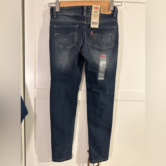 Girls NWT Levi Super Skinny Jeans - Picture 2 of 4